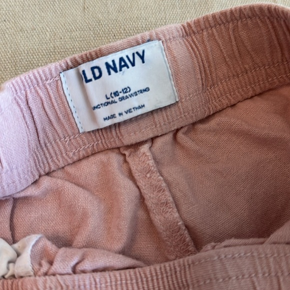 Linen blend drawstring shorts - Picture 2 of 3